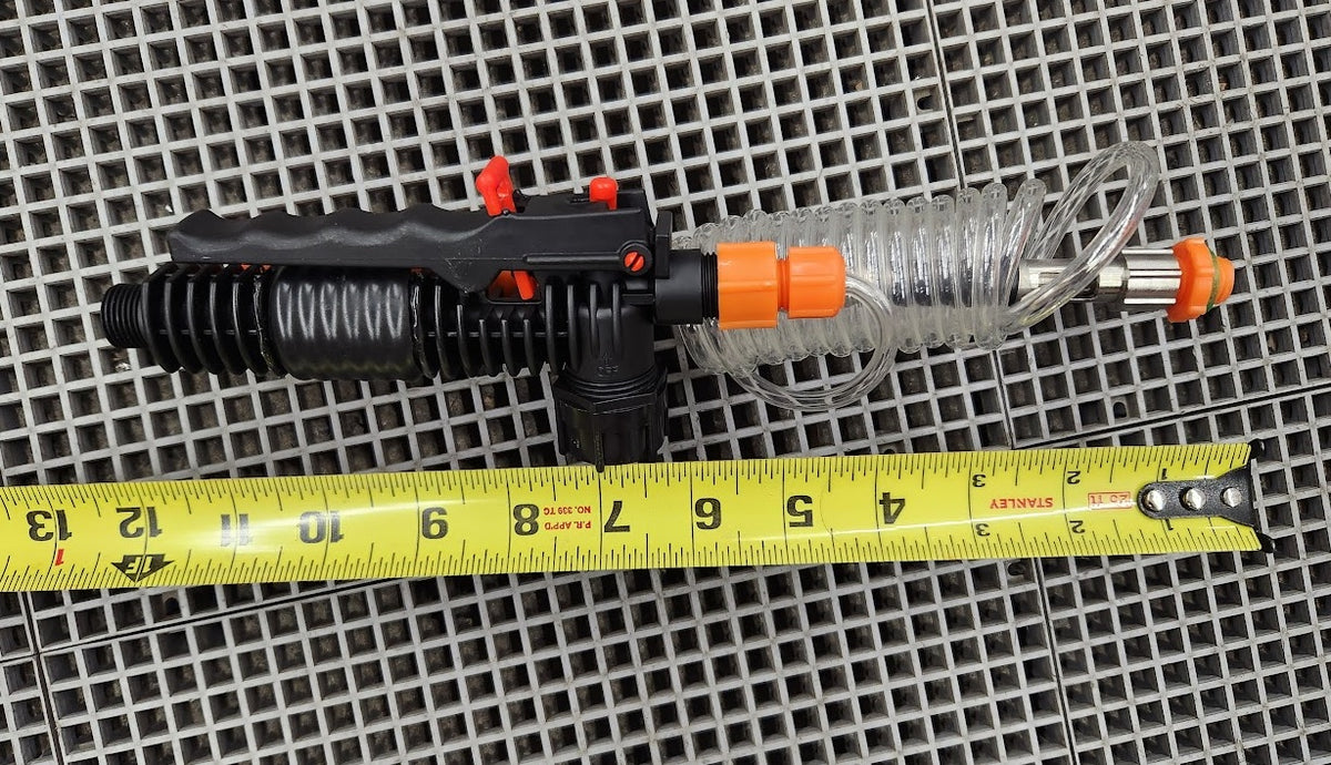 HD stainless mini steel spray telescope with external hose coil (1-4ft) New for 2025!