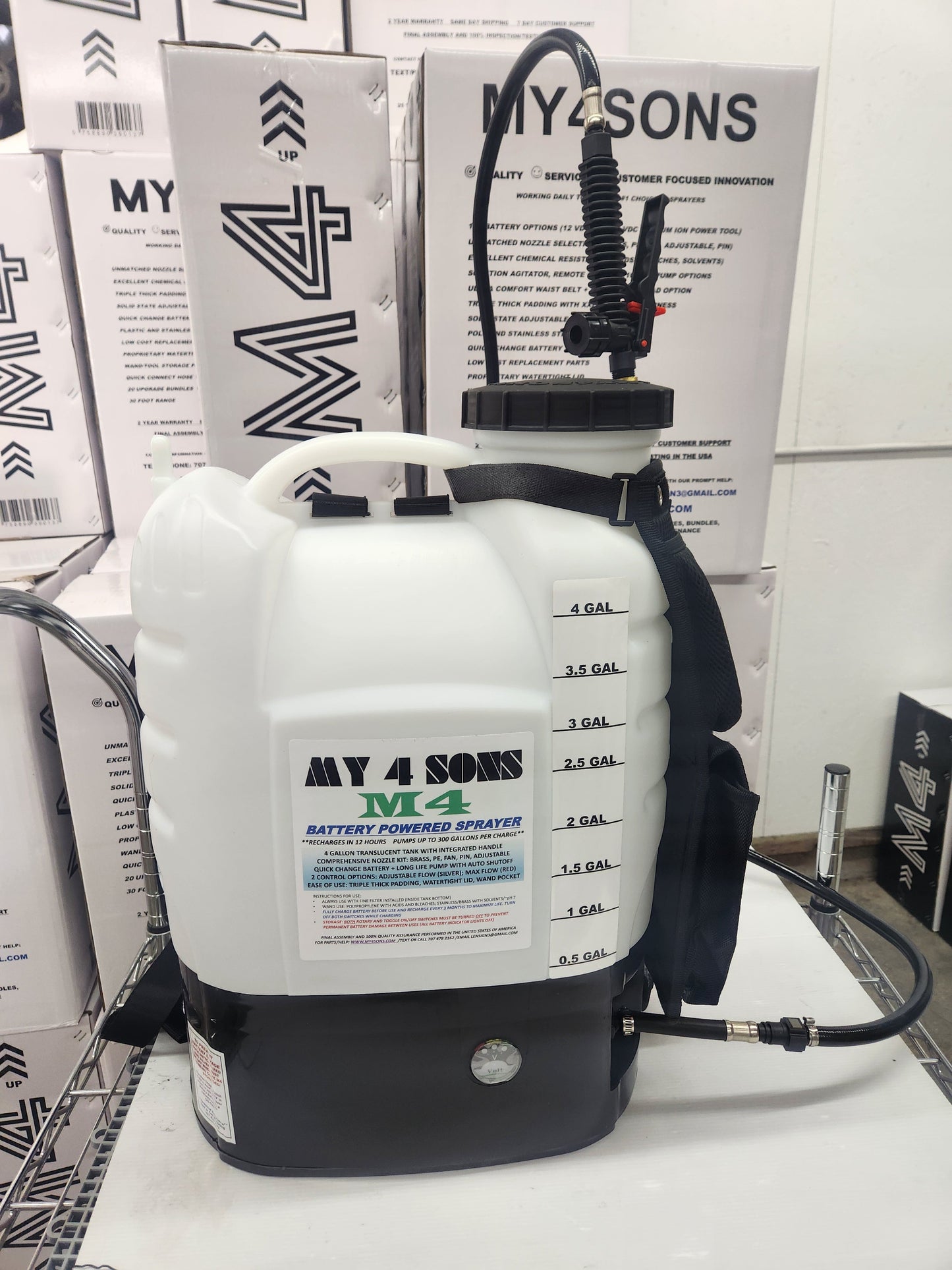#1 M4 Battery Powered Backpack Sprayer **38,000 Sold**