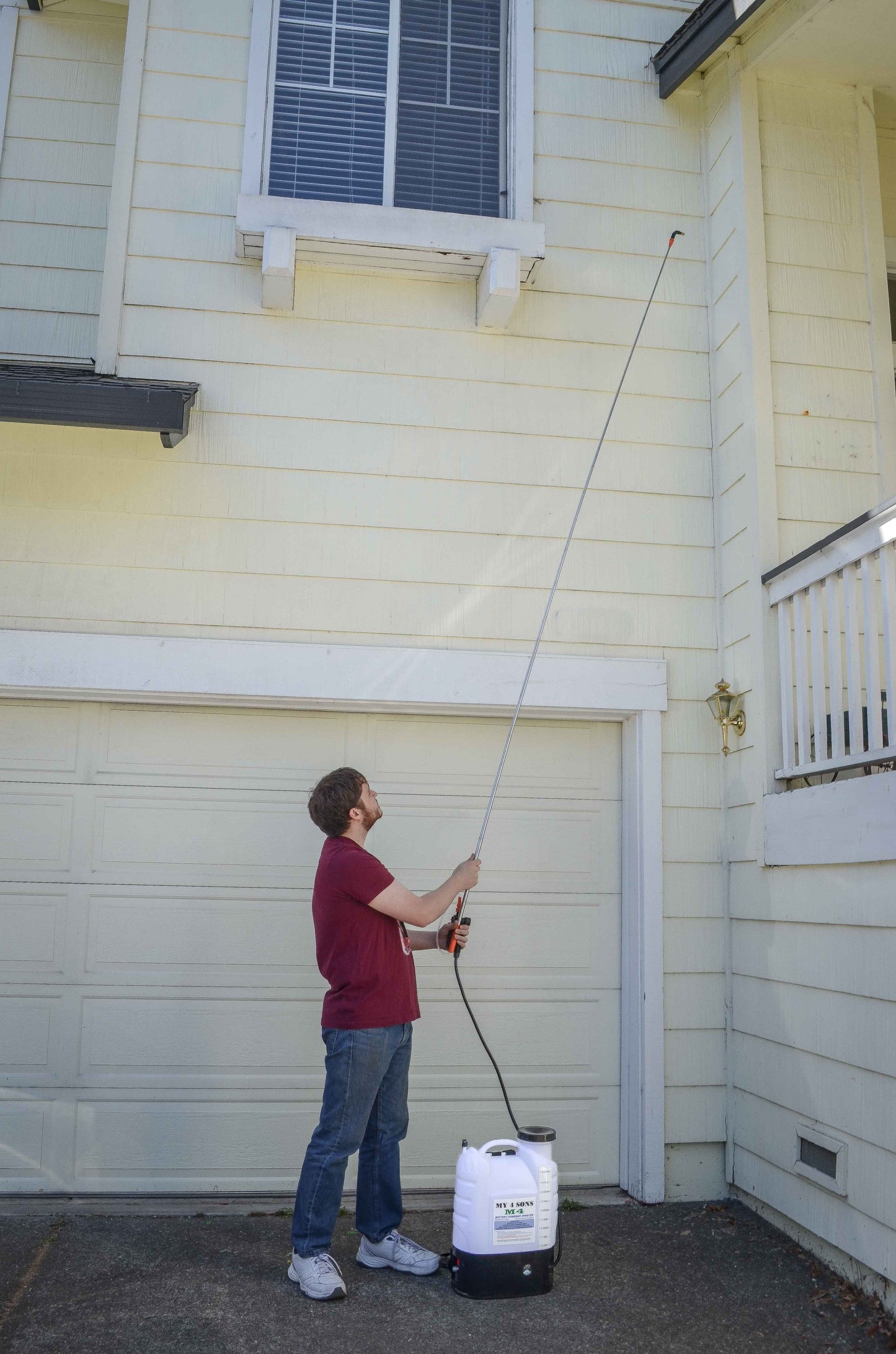 14 Foot Spray Telescope (WORKS WITH MOST CHEMICALS INCLUDING ACIDS, BLEACHES, SOLVENTS)