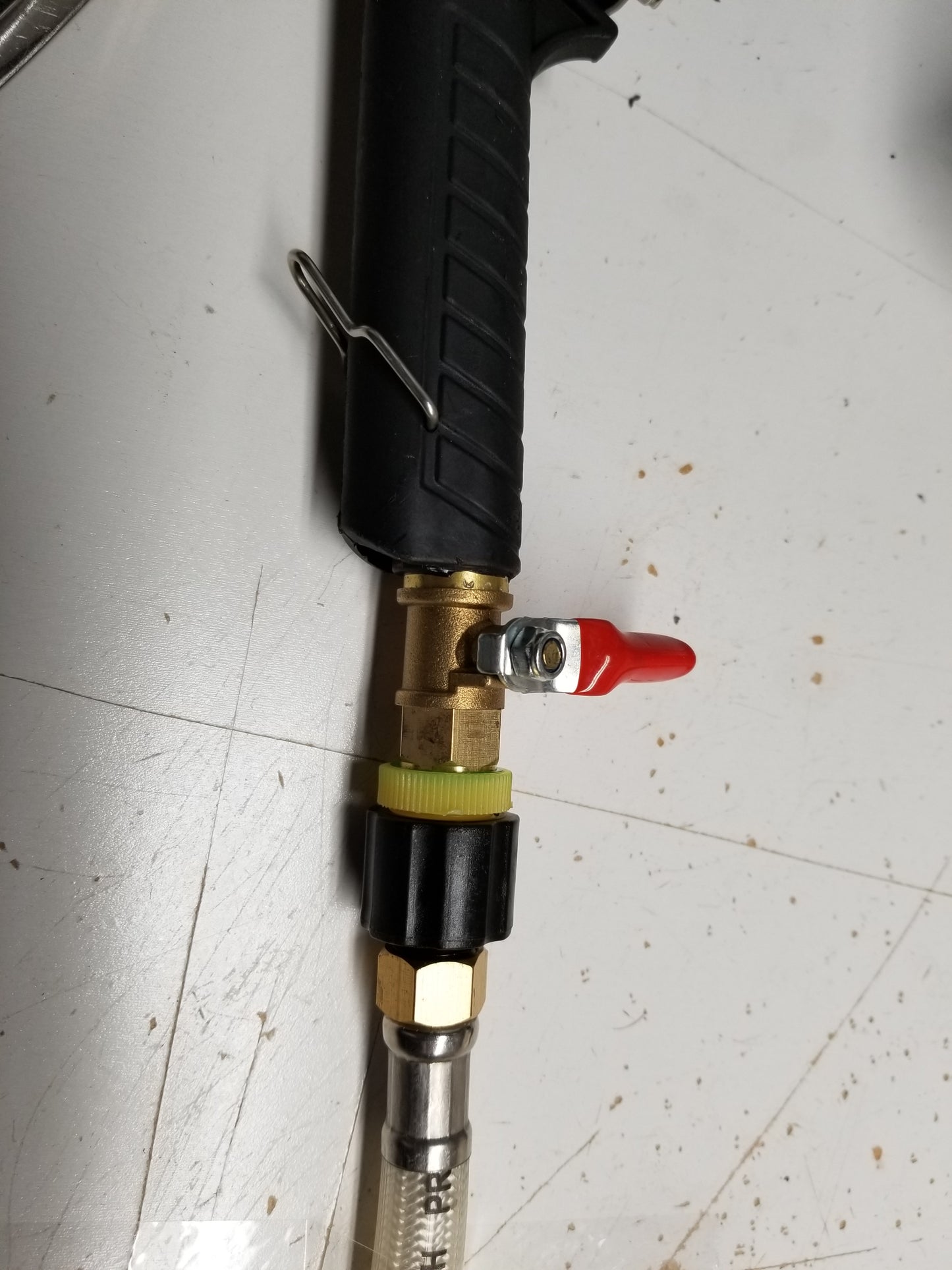 Spray Pistol Flow Control Valve (Brass/Stainless Mini Ball Valve)