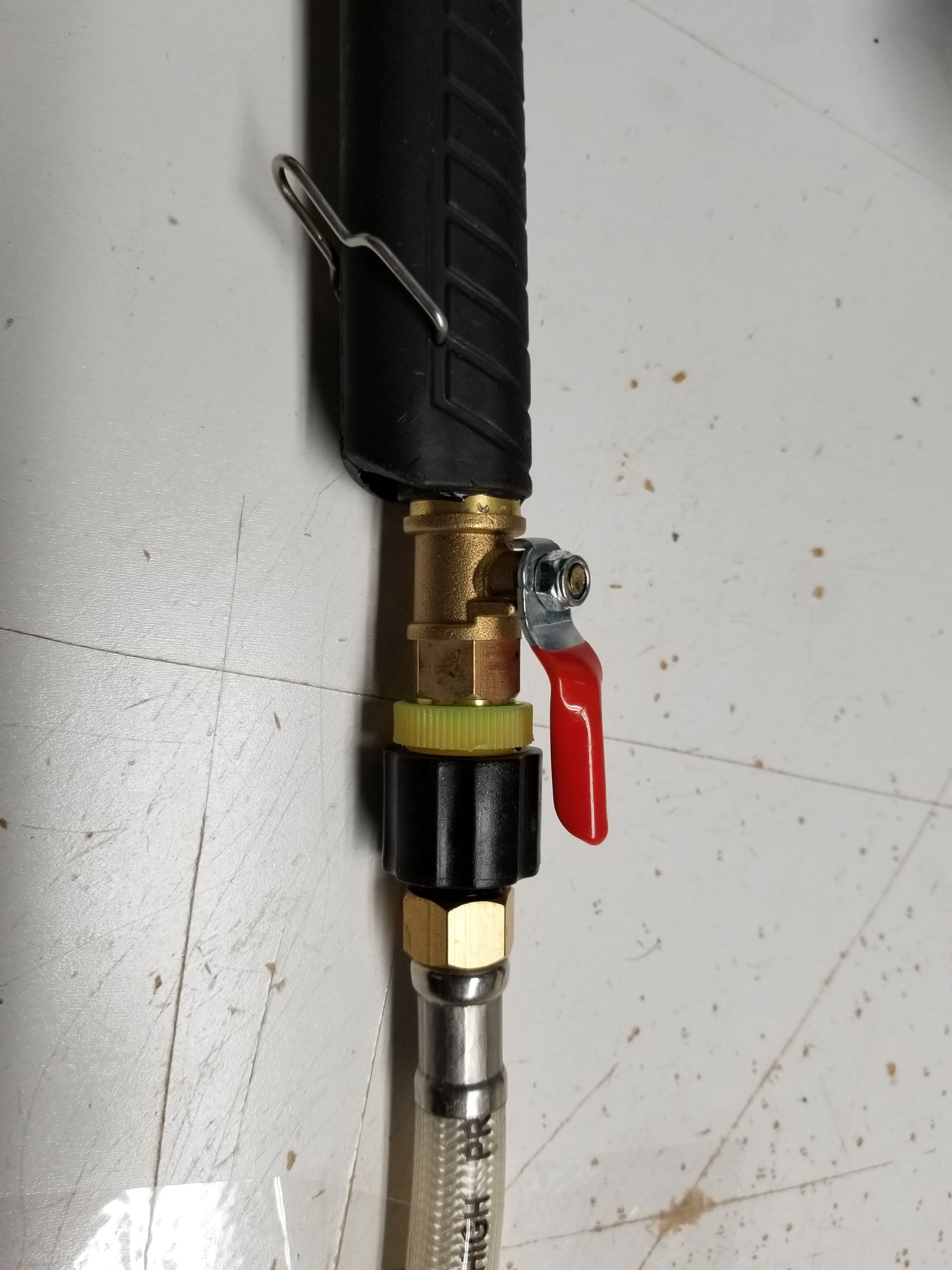 Spray Pistol Flow Control Valve (Brass/Stainless Mini Ball Valve)