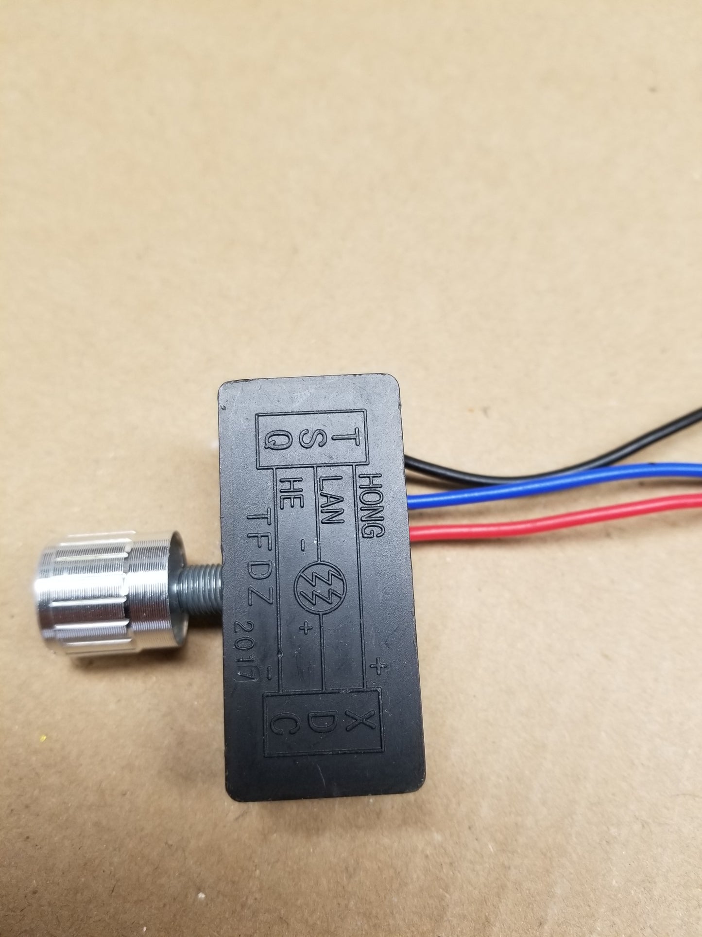 ROTARY SILVER ON/OFF ADJUSTABLE POWER SWITCH
