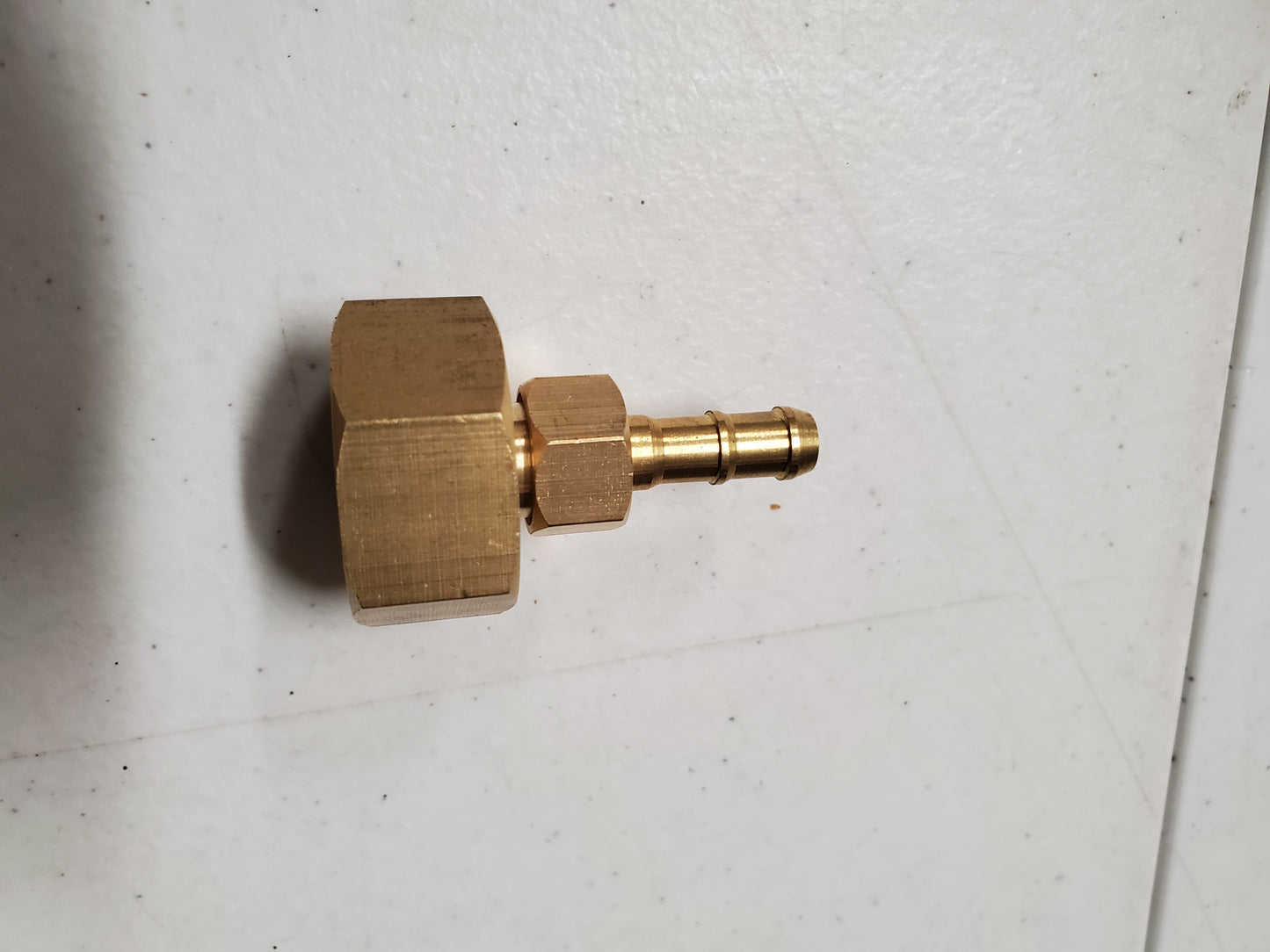 3/4 Garden Hose Female to 1/4 Brass Barb Adapter