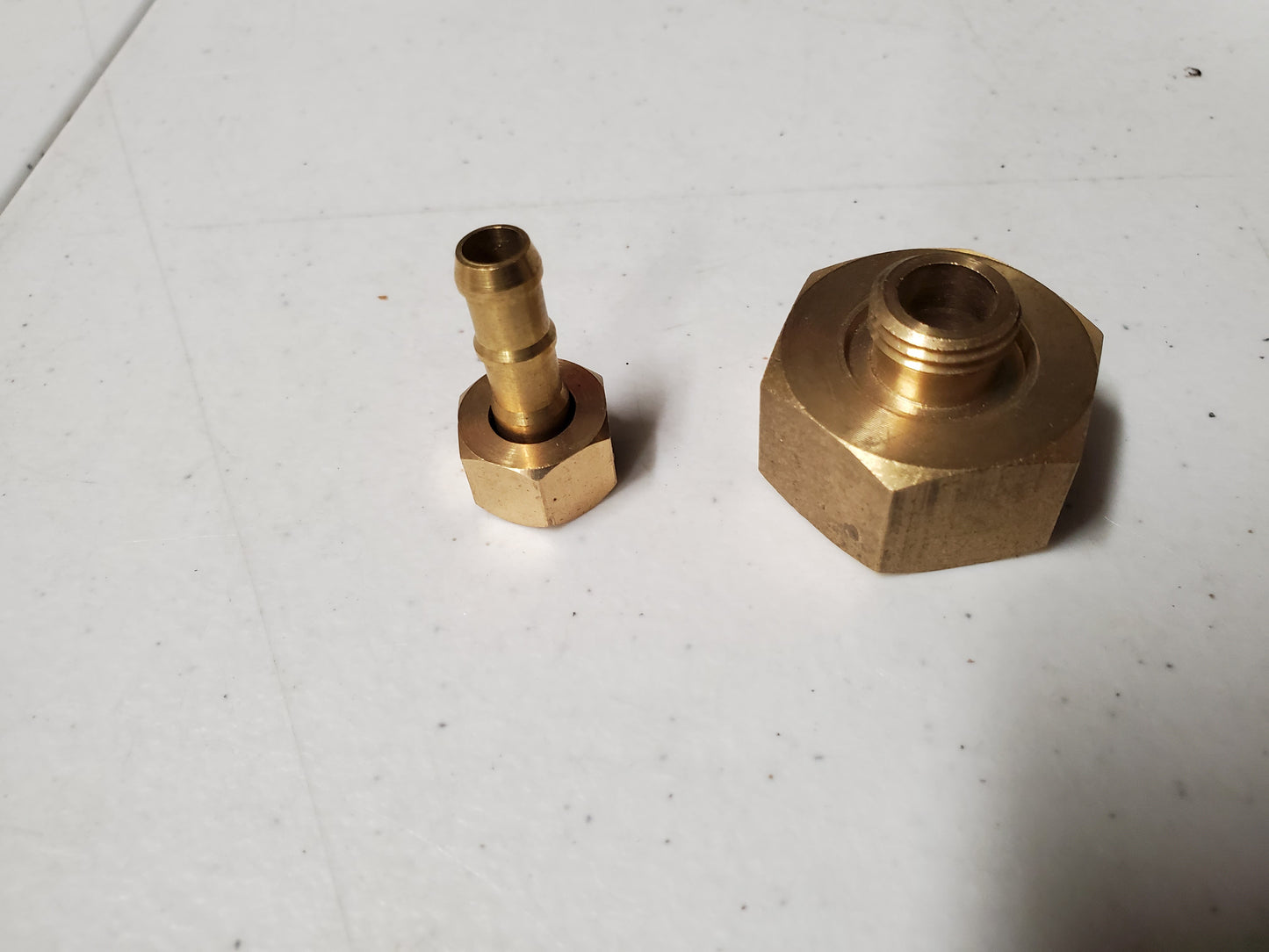 3/4 Garden Hose Female to 1/4 Brass Barb Adapter