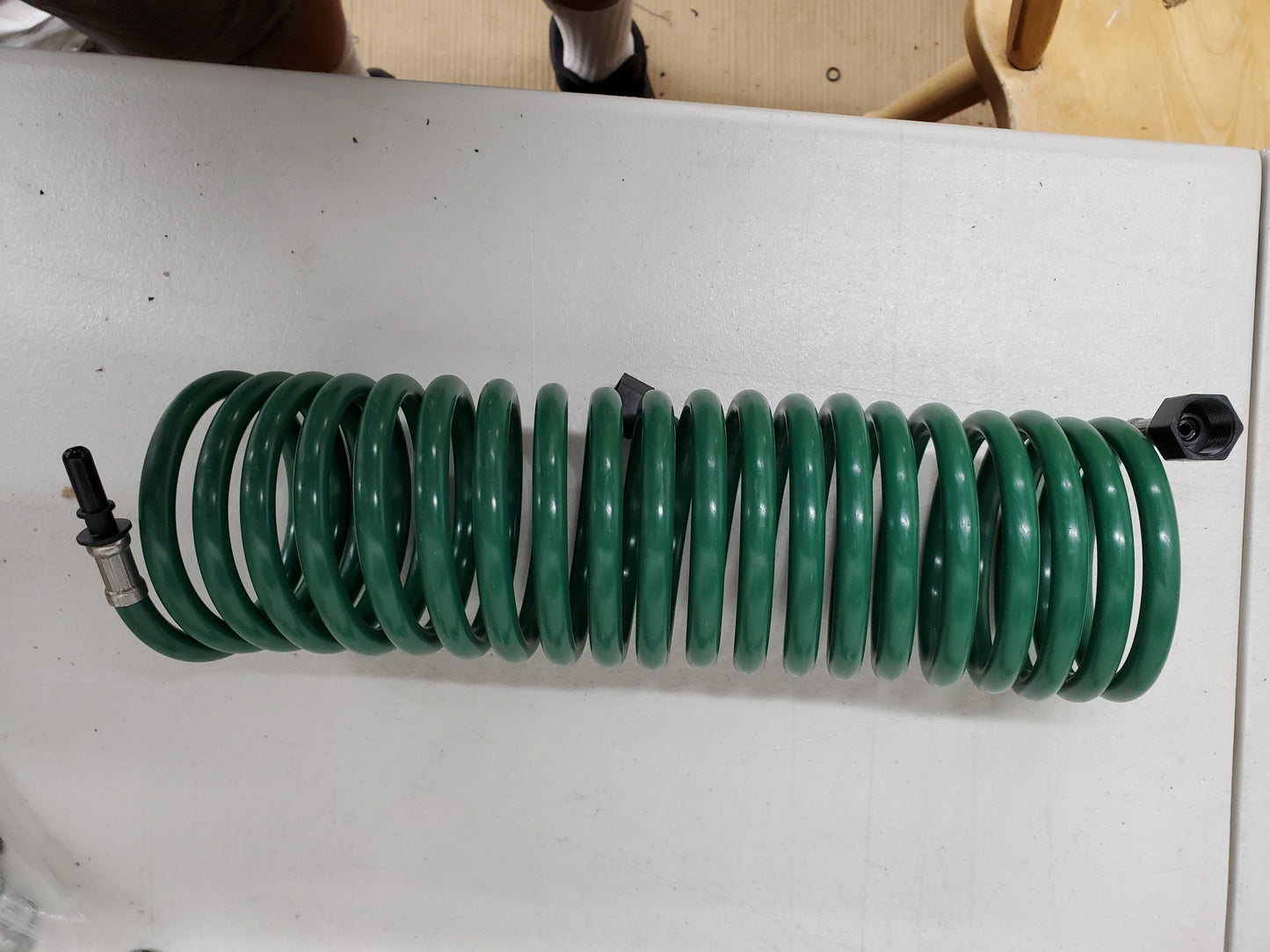 Super Compact Coiled Green Hose (air hose style)