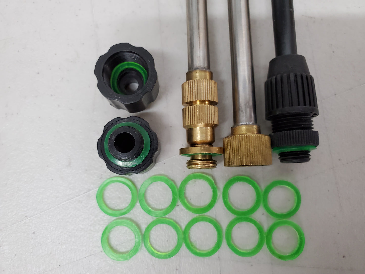 Green PVC Washers ( set of 10)