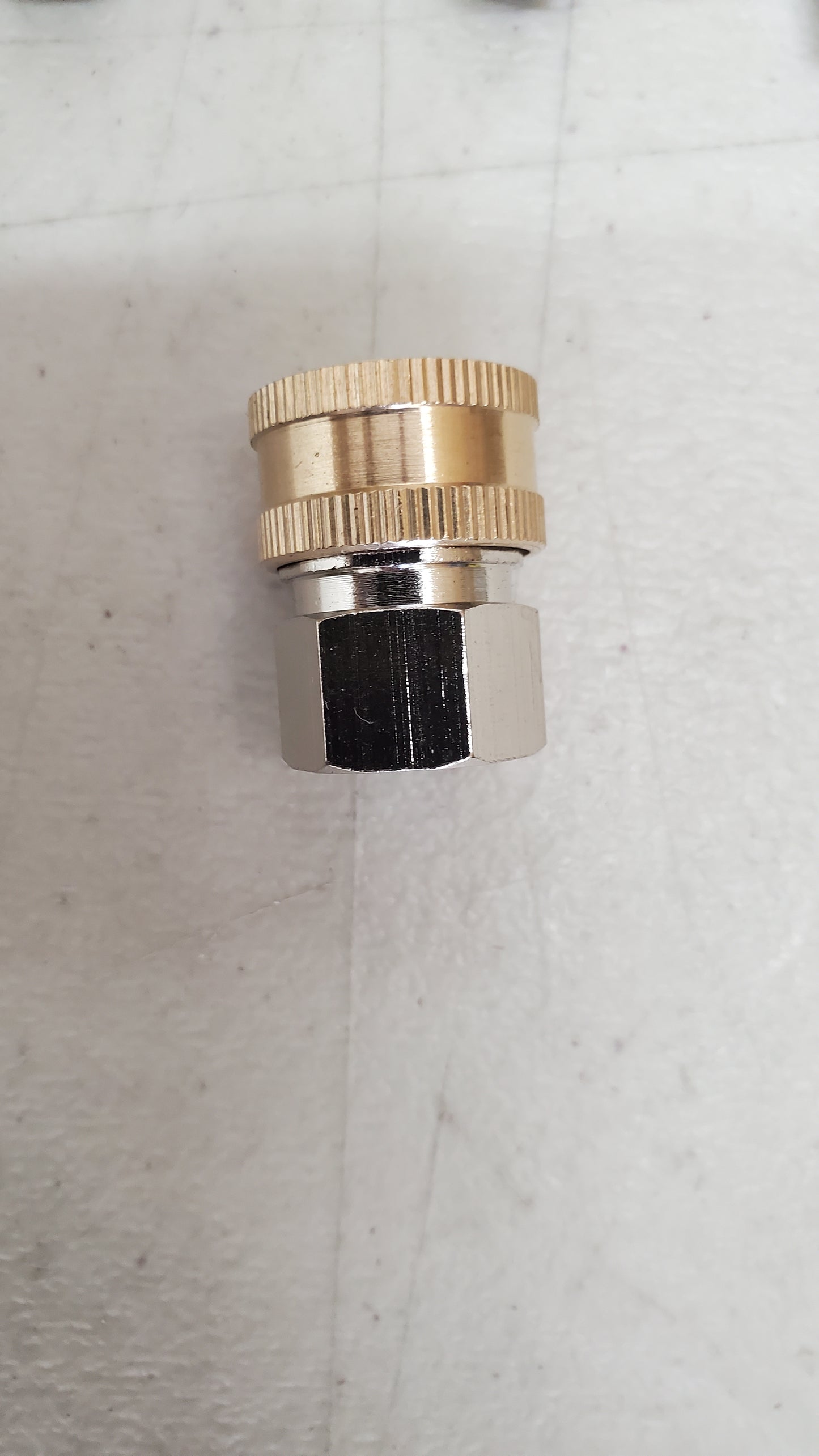 Mini brass female quick release with M14 female threads