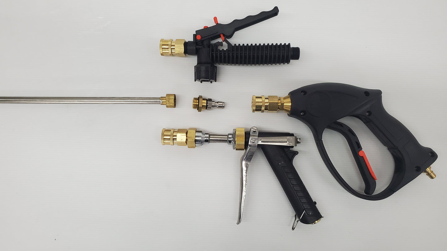 Stainless steel wand to pistol 1/4" quick release