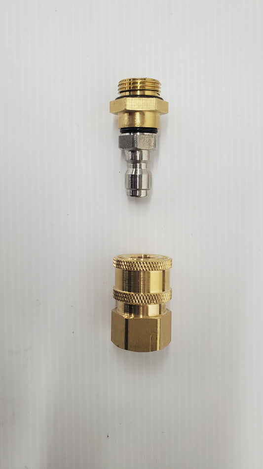 Stainless steel wand to pistol 1/4" quick release