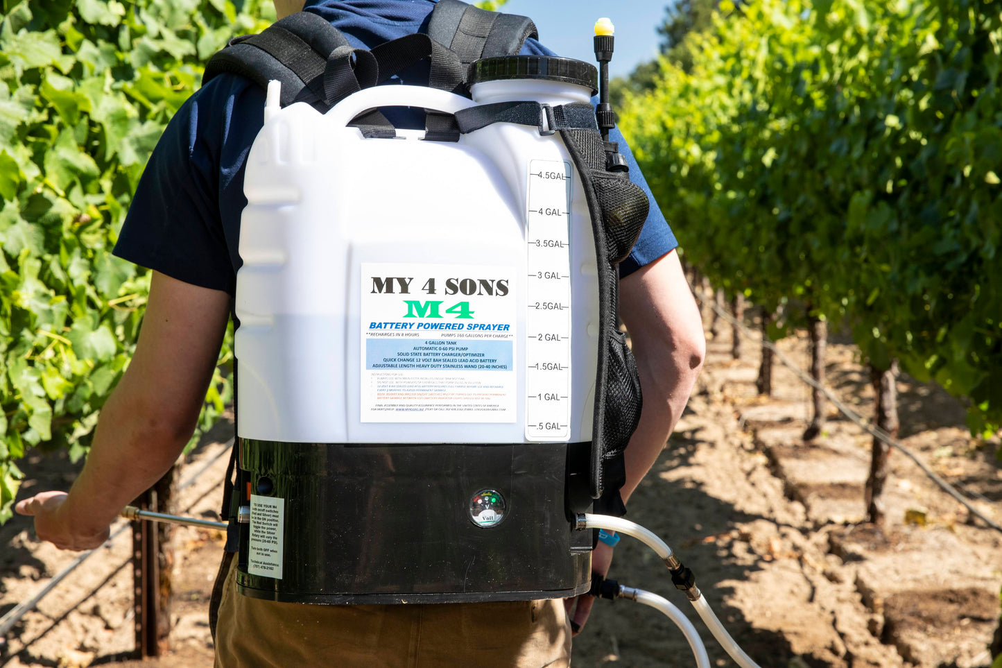 #1 Rated M4 Battery Powered Backpack Sprayer **34,000 Sold**