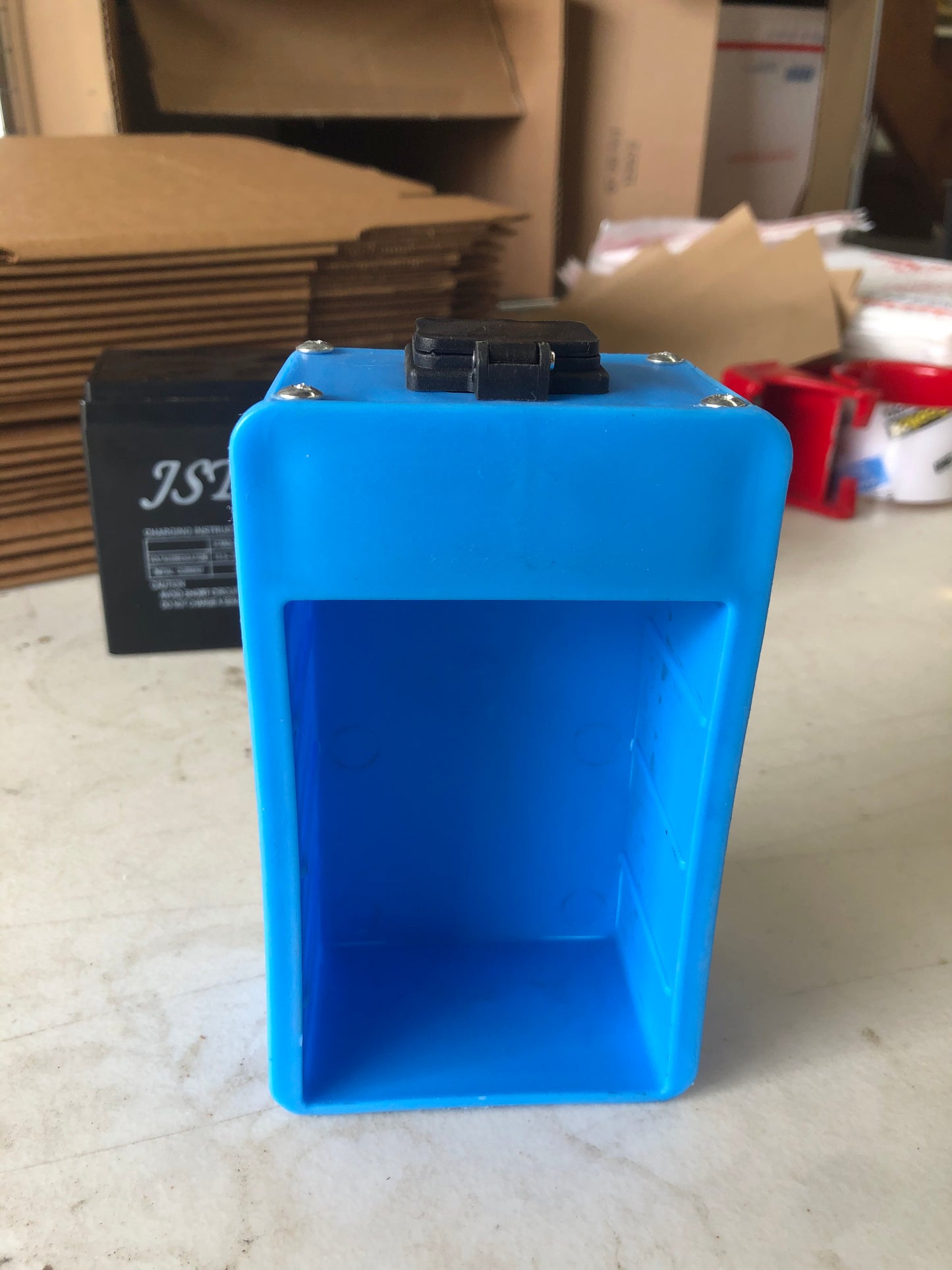 External charger adapter (no charger included)