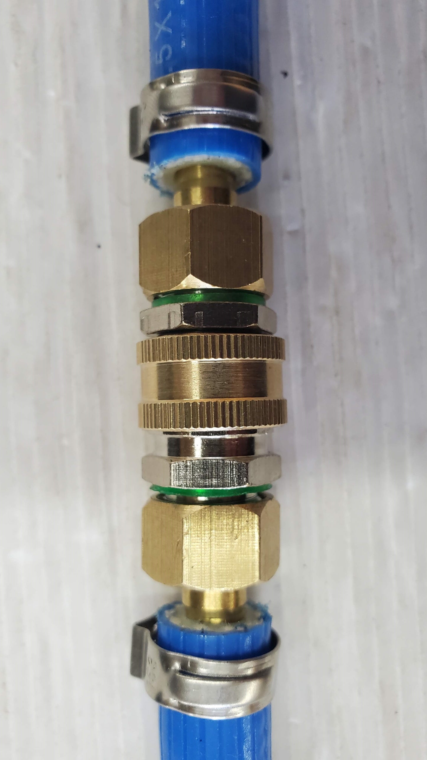 Stainless/Brass Quick Release Kit for .25"-.34" ID Hose
