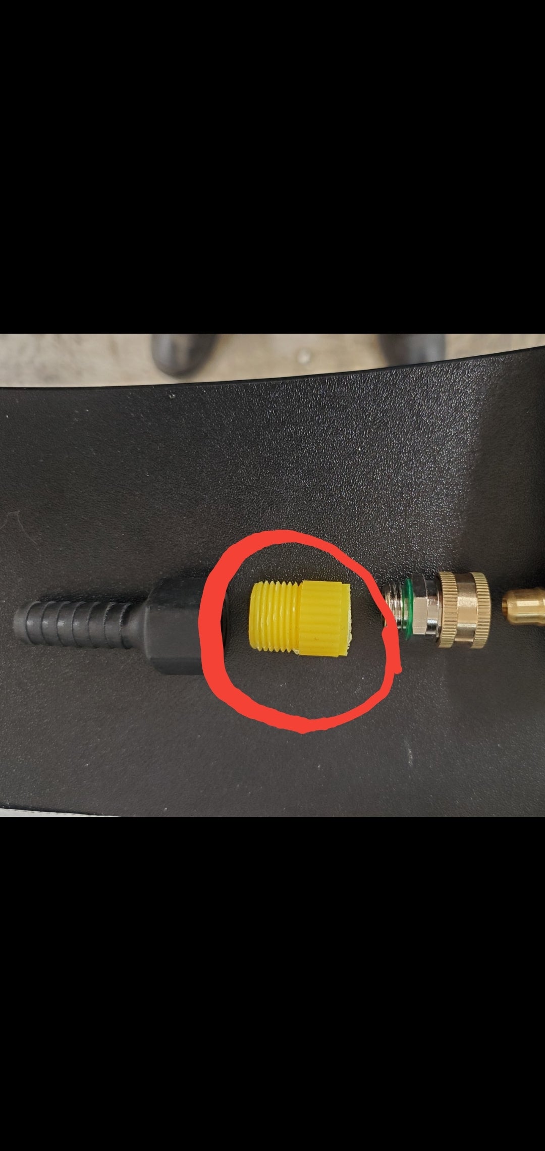 M18 Male to M14 female nylon reducer
