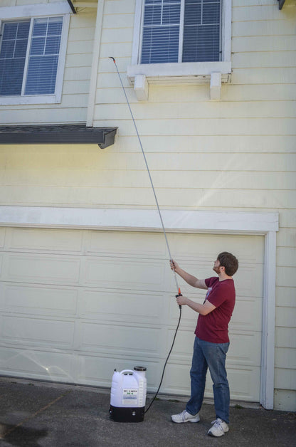 14ft telescoping wand with universal kit (fits any backpack sprayer with 1/4 inch hose ID)