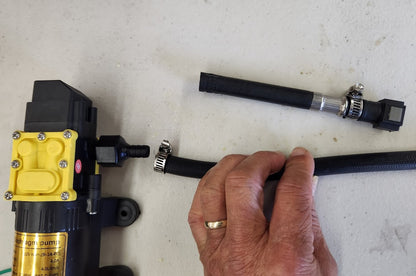 Standard M4 Hose (60 inches) Ends: Female M18x1.5, Male Nylon Quick Release .25"