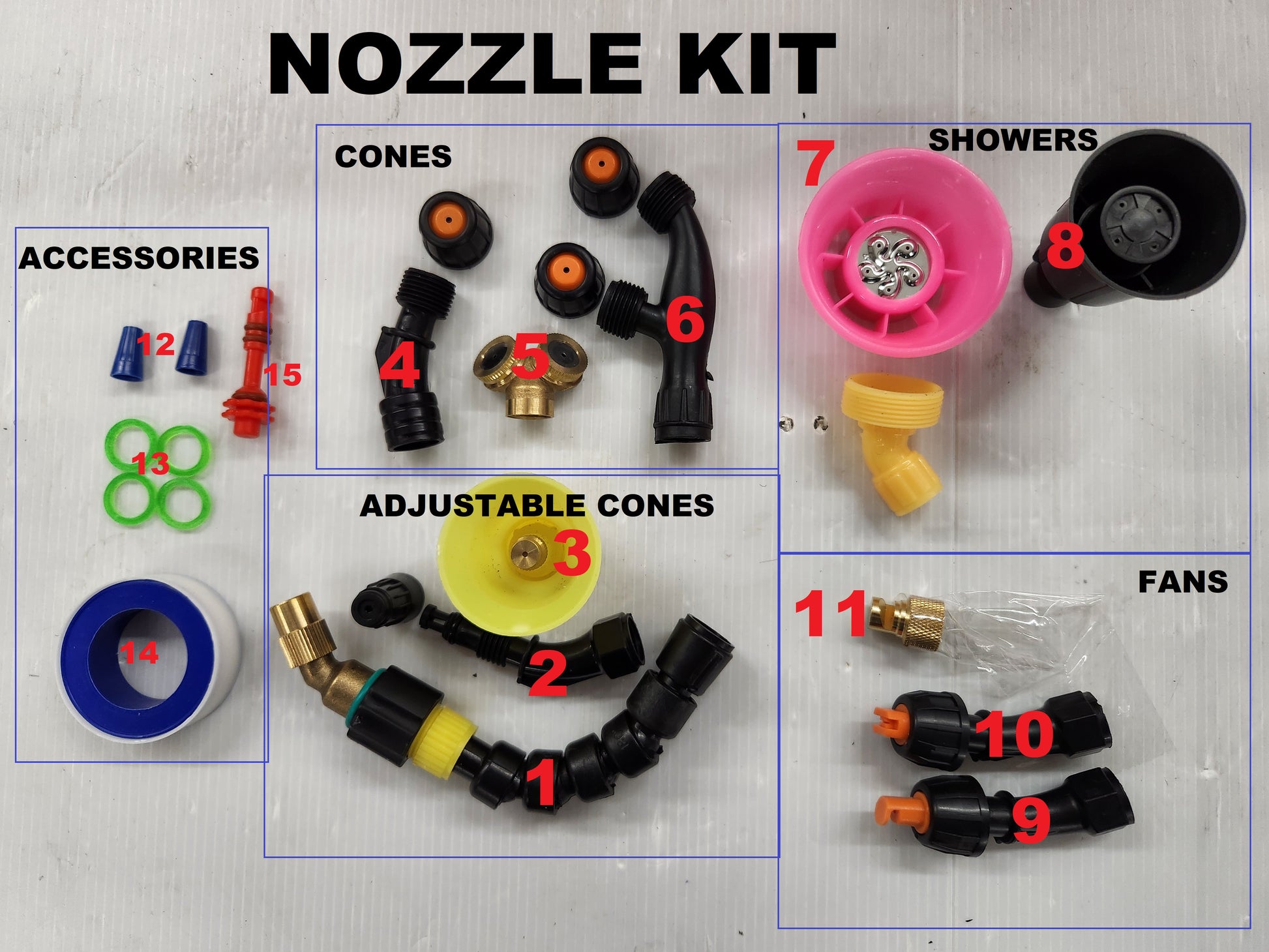 garden sprayer nozzle parts M4 Nozzle Kit $9.99