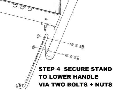 Stainless Steel Pull Cart with Boom Sprayer Option