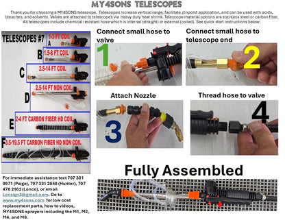 All HD Telescoping Wands (Stainless/Carbon Fiber)