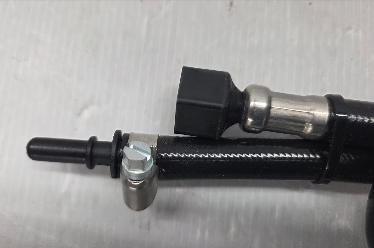 Standard M4 Hose (60 inches) Ends: Female M18x1.5, Male Nylon Quick Release .25"