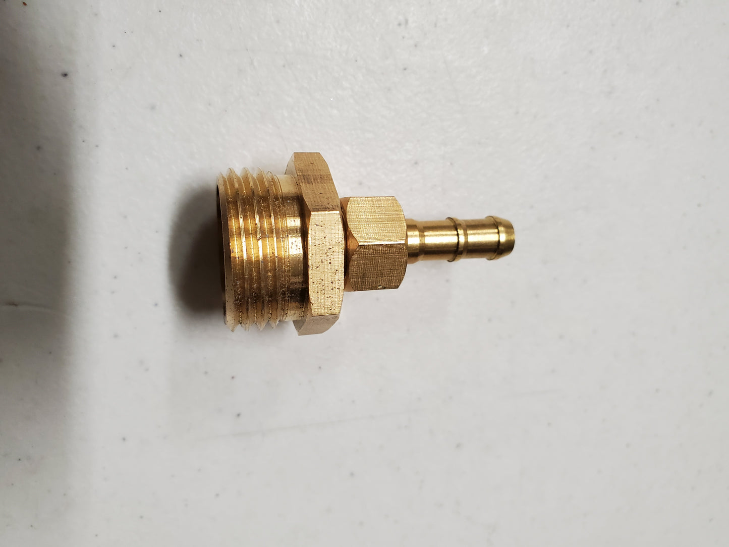 3/4 Garden Hose Male to 1/4 Brass Barb Adapter