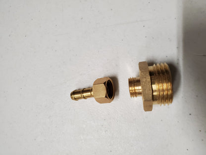 3/4 Garden Hose Male to 1/4 Brass Barb Adapter