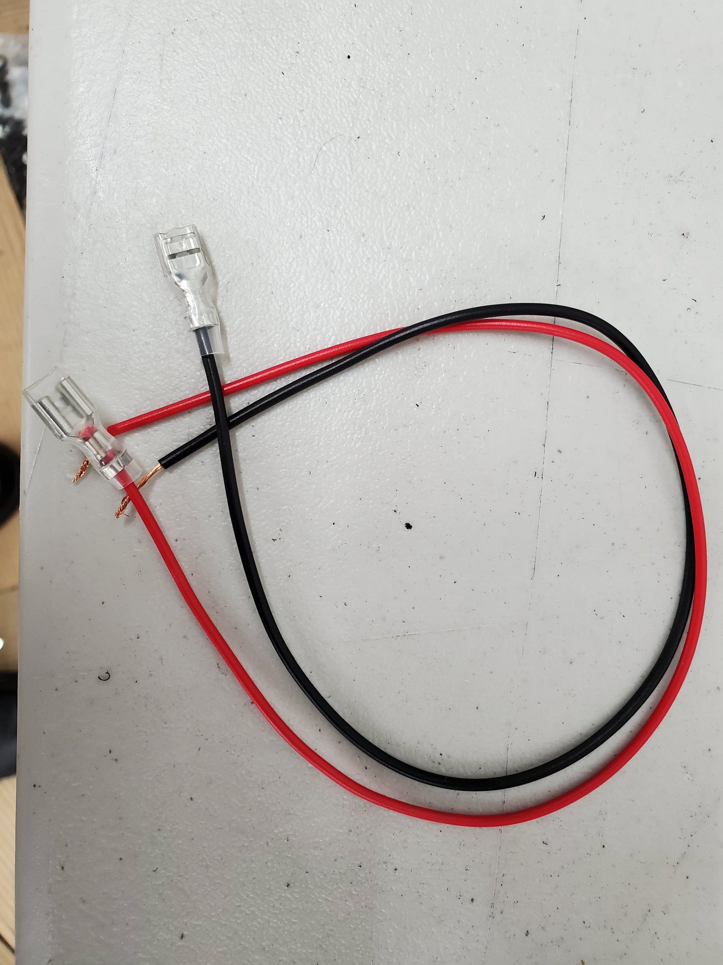 Battery Slip On Connectors (Red and Black)