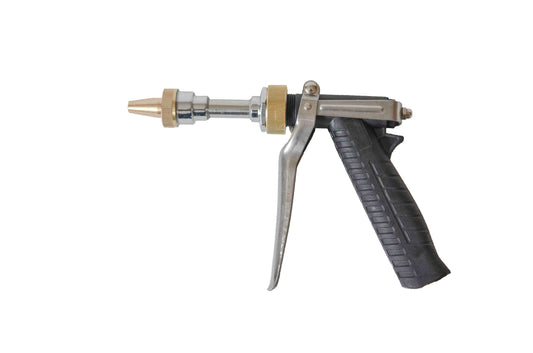 M4 PRO SPRAY PISTOL+ QUICK RELEASE (STAINLESS STEEL AND BRASS) With 5ft brass hose and strain relief brass hose