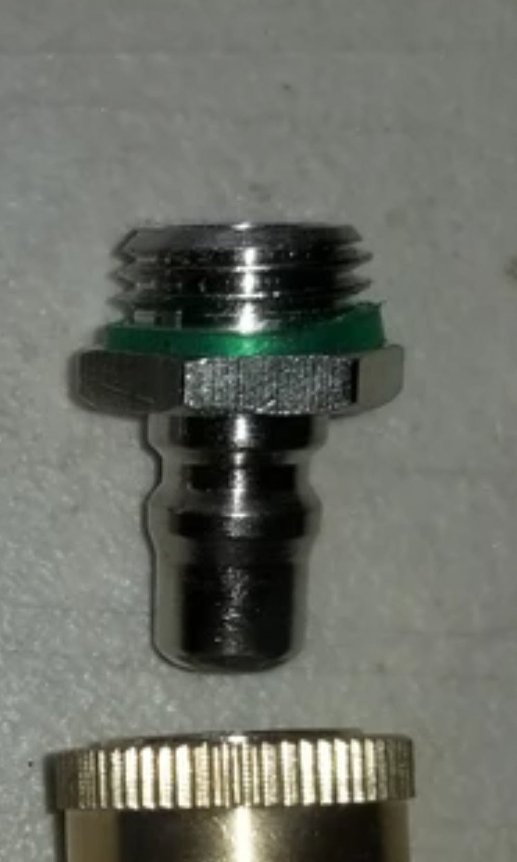 Mini stainless male quick release with male M14 threads
